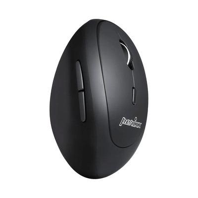 4049571006765 - PERIMICE-819 ergonomische vertikale Maus silent click schwarz