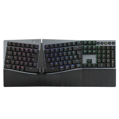 4049571009971 - PERIBOARD-835 BR DE kabellose RGB-beleuchtete ergo mechanische Tastatur