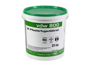 4049617800142 - Gftk Rheinbach - vdw 800 Pflasterfugenmörtel 25kg steingrau