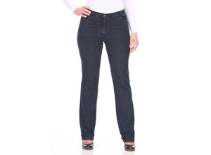 4049643002558 - Große Größen Jeans in Quer-Stretch-Qualität mit Komfortbund dark blue Denim Gr42