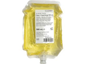 4049657039328 - CWS Cremeseife Clear+ pH-neutral mit Zitronenduft Inhalt 05 Liter VE 6 Stk