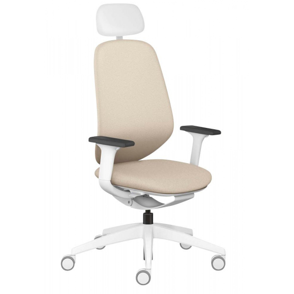 4049694006017 - Bürostuhl sekit Vollpolster sn-801011 Stoff beige Gestell grau 4049694006017 Sedus