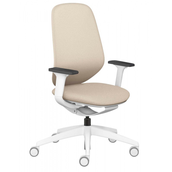 4049694006024 - Bürostuhl sekit Vollpolster sn-801012 Stoff beige Gestell grau 4049694006024 Sedus