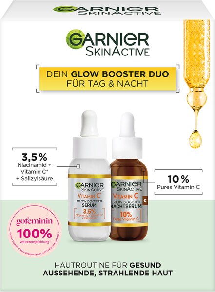 4049700203669 - SkinActive Vitamin C Glow Booster Serum Duo fü r Tag & Nacht Gesichtsserum 1Stk