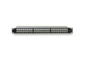 4049702045212 - Mm_unverified_brand - RED4POWER CAT6a Patchpanel R4-N119S 24-fach 19 schwarz