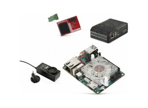 4049702058731 - XU4-Set mit 16GB eMMC Modul Gehäuse und Netzteil EinplatinencomputerHardkernel Mini Server Mini pc Server Einplatinen Board Selbstbau pc