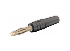 4049702154495 - Stäubli - SLS205-L Lamellenstecker 2 mm vergoldet schwarz