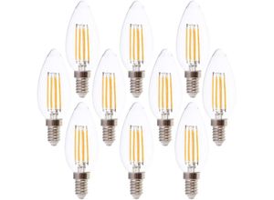 4049702707608 - Vtac - v-tac LED-Filament-Lampe VT-1986-N E14 eek f 4W 400lm 3000K 10 Stück