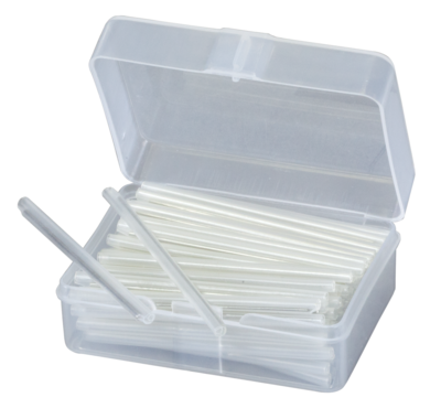 4049759023270 - Spleißschutz-Schrumpfschlauch transparent -- Länge 60mm 100 Stück in Plastikbox 4049759023270 - Spleißschutz-Schrumpfschlauch transparent -- Länge 60mm 100 Stück in Plastikbox