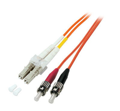 4049759024680 - Duplex Patchkabel LC-ST OM2 -- 5m LSZH 2mm orange