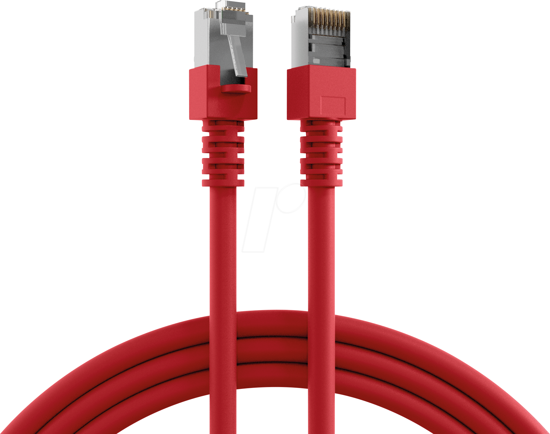 4049759030476 - EFB-Elektronik ECOLAN patch cable - 25 m - red - Rot - 25 meter