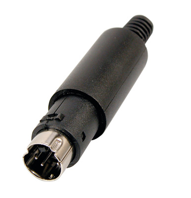 4049759038953 - Mini-DIN-Stecker 6-polig ED-DIO-M 06 m -- Zugentlastung