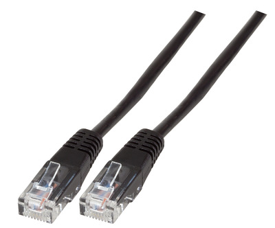 4049759055141 - Modularkabel RJ45 (8 4) - RJ45 (8 4) -- vergossen schwarz 05 m