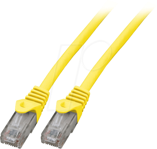 4049759080884 - EFB K8104GE1 - Cat6 U UTP Patchkabel CCA 1 m gelb