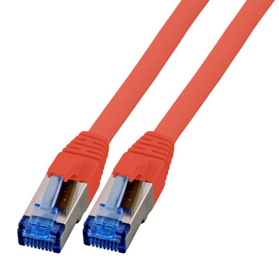 4049759112059 - RJ45 Patchkabel S FTP Cat6A Cat7  -- Rohkabel 15m rot