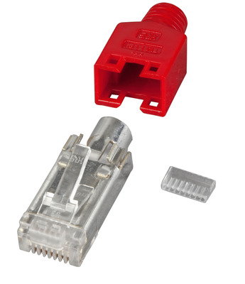 4049759116095 - RJ45-Hirose Stecker STP TM11 rot 50 -- Stück 3 Elemente Cat5e