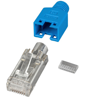 4049759116132 - RJ45-Hirose Stecker STP TM11 blau 50 -- Stück 3 Elemente Cat5e