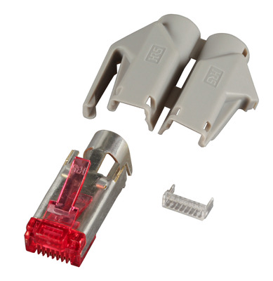 4049759116255 - RJ45-Hirose Stecker STP TM21 grau 1 -- Stück 3 Elemente Cat6