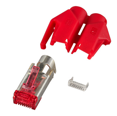 4049759116378 - RJ45-Hirose Stecker STP TM21 rot 1 -- Stück 3 Elemente Cat6