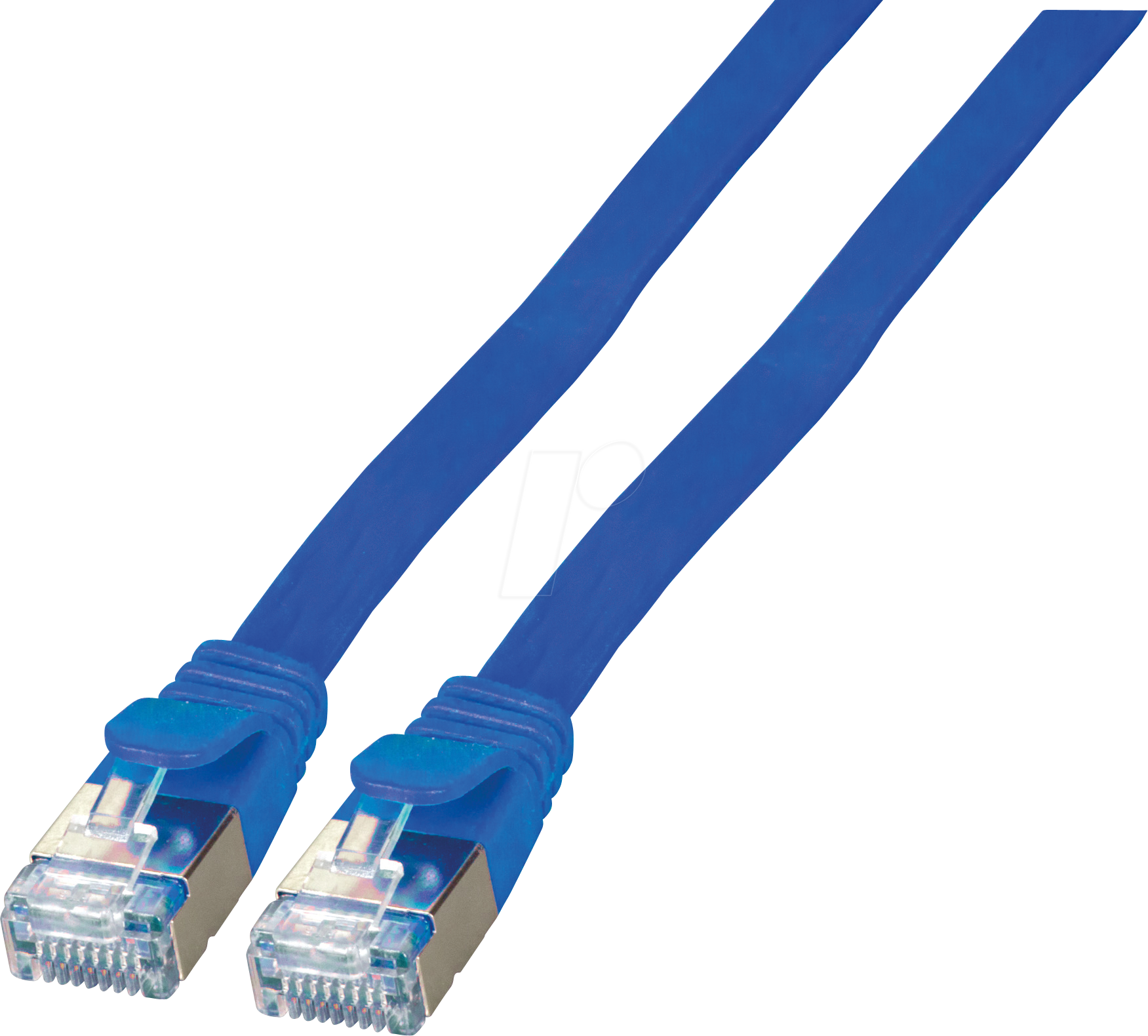 4049759150389 - EFB K5545BL05 - Cat6a Flachpatchkabel U FTP 05m blau