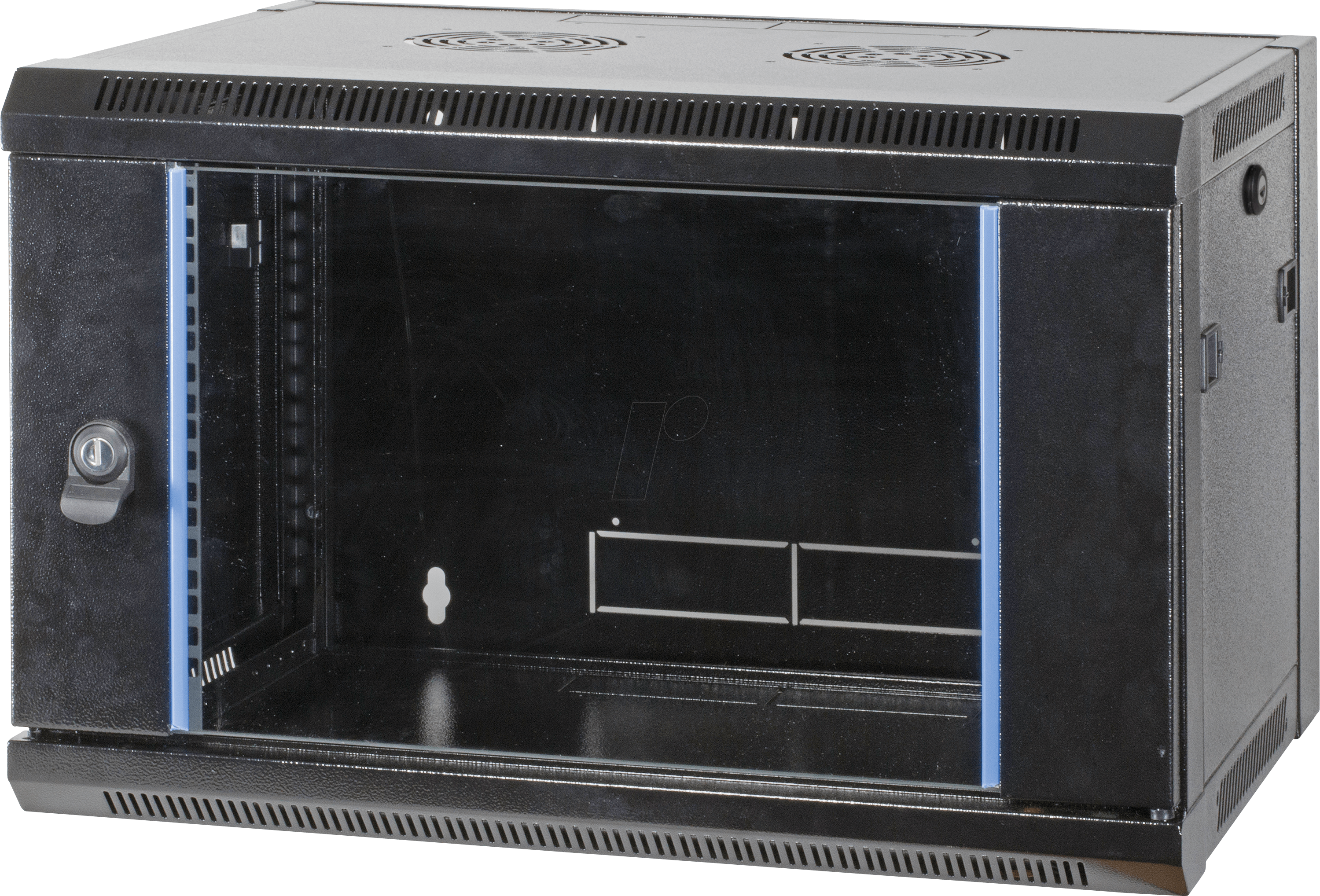 4049759160814 - EFB-Elektronik - Gehäuse - geeignet für Wandmontage - Schwarz RAL 9005 - 12U - 483 cm (19)