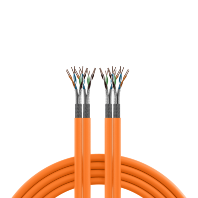 4049759180799 - INFRALAN© Cat7 1000 AWG23 S FTP 2x4P -- CPR Eca orange 100m