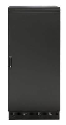 4049759185930 - 19 Netzwerkschrank 24HE 600x600 IP55 -- mit vormontiertem Sockel RAL9005