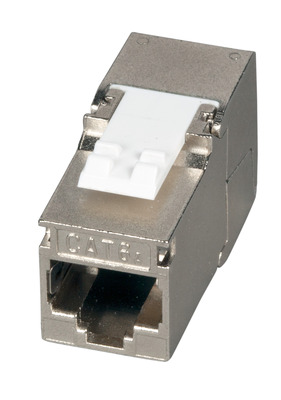 4049759189525 - INFRALAN© RJ45 Keystone Slimline -- Cat6A silber STP PVP Komponente 12er VPE