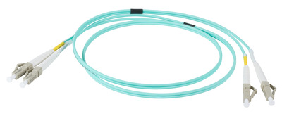 4049759196059 - INFRALAN© Duplex Patchkabel LC-LC OM3 -- 05m LSZH 2mm aqua