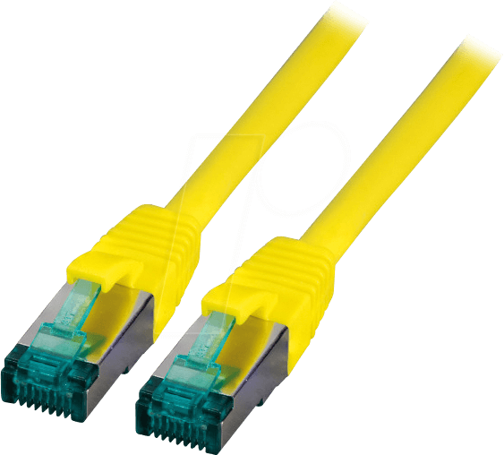 4049759225018 - EFB MK600105Y - RJ45 Patchkabel Cat6a S FTP LSZH gelb 05m