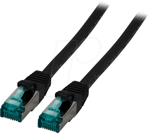 4049759225087 - EFB MK600110B - RJ45 Patchkabel Cat6a S FTP LSZH schwarz 10 m