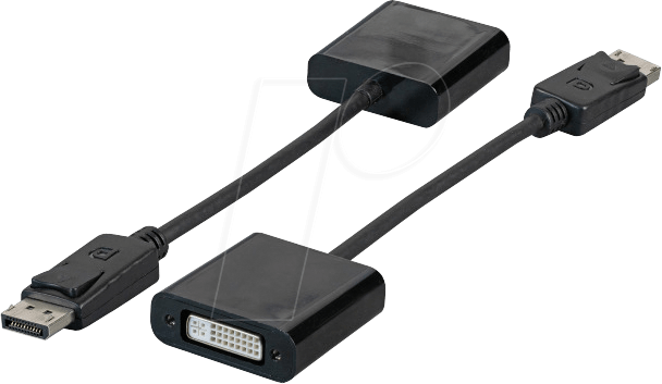 4049759227296 - EFB-Elektronik - Videoadapter - DisplayPort (M) zu DVI-I (W) - DisplayPort 11 - Schwarz