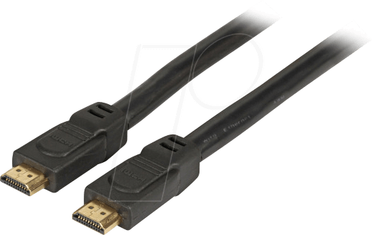 4049759227500 - HighSpeed HDMI Kabel with Ethernet -- 4K60HzA-A St-St 5m schwarz