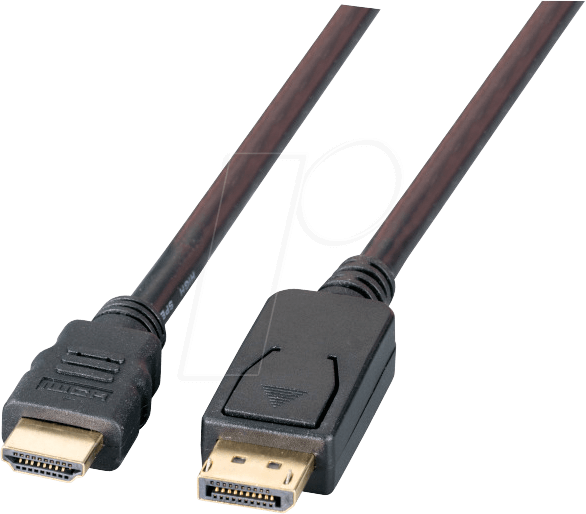 4049759227555 - EFB K5561SW1V2 - DP auf HDMI  A Stecker 1080p@60Hz 1 m schwarz