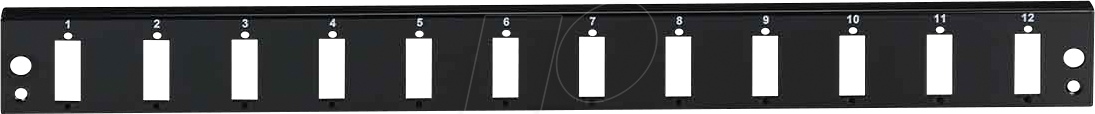 4049759228507 - EFB VSBFPSW12SCD - Frontblende 12x SC Duplex   LC Quad schwarz