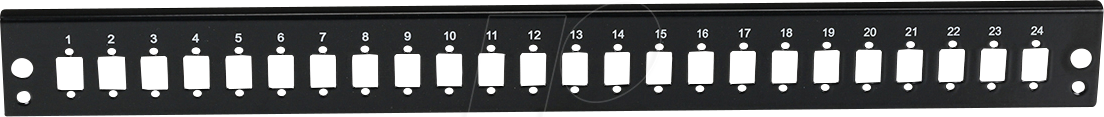 4049759228545 - EFB VSBFPSW24SCS - Frontblende 24x SC   E2000® Simplex   MTRJ   LC Duplex schwarz