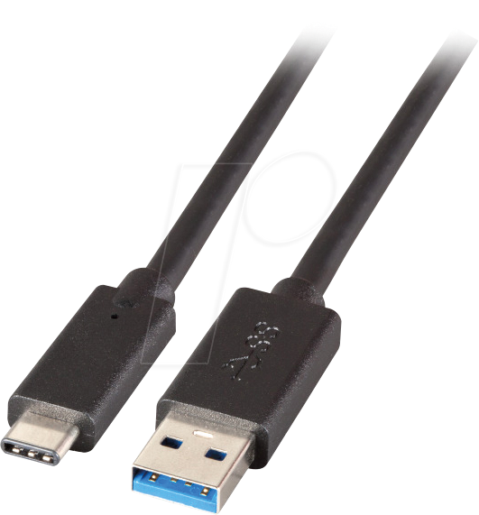 4049759231552 - EFB K5282-3ASW05 - USB 30 Kabel C Stecker auf A Stecker 05 m