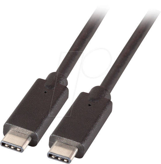 4049759231583 - EFB-Elektronik - USB-Kabel - 24 pin USB-C (M) umkehrbar zu 24 pin USB-C (M) umkehrbar - USB 31 Gen 1 - 3 A - 1 m