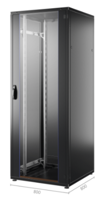 4049759234379 - 19 Netzwerkschrank PRO 42HE 800x800 -- mm RAL9005