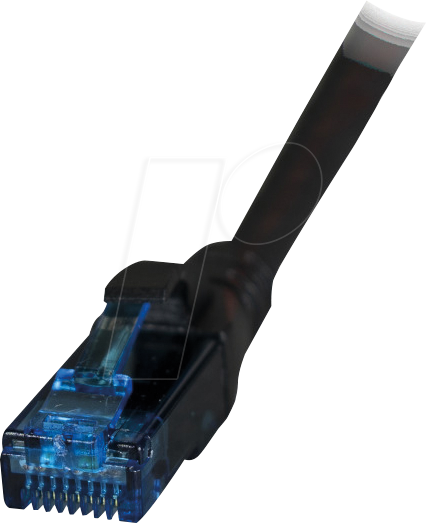 4049759247461 - RJ45 Patchkabel Cat6A U UTP LSZH -- Premium 500MHz schwarz 3m