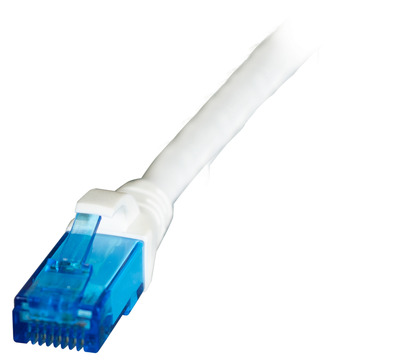 4049759249717 - INFRALAN© RJ45 Patchkabel U UTP Cat6A -- LSZH Premium 500MHz 05m weiß