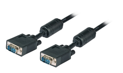 4049759254131 - SVGA HDTV Anschlusskabel 2x HD-DSub 15 -- St-St 250m schwarz