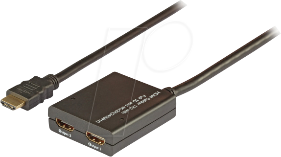 4049759256722 - EFB ME1001V2 - 2-Port HDMI Splitter