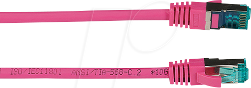 4049759271206 - EFB MK600125MA - Patchkabel Cat6a S FTP 25 m magenta