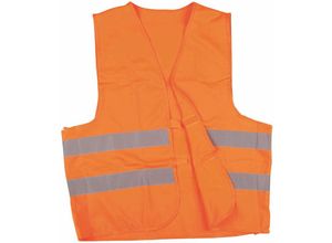 4049773013660 - - Warnweste Sicherheitsweste Pannenweste mit Reflexstreifen en iso 20471 - 2 Farben in s m l xl xxl xxxl - Farbeorange GrößeXL