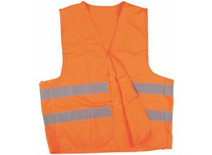 4049773060893 - - Warnweste Sicherheitsweste Pannenweste mit Reflexstreifen en iso 20471 - 2 Farben in s m l xl xxl xxxl - Farbeorange GrößeS