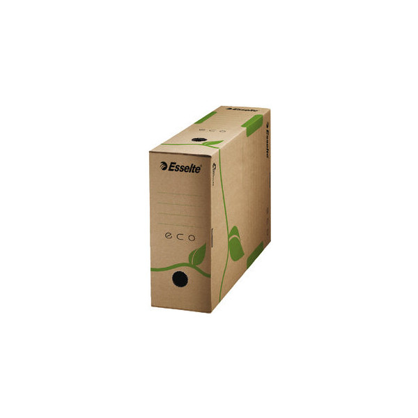 4049793026244 - - Archivbox eco 10 x 327 x 233 cm (b x h x t) din A4 mit Archivdruck Wellpappe 100 % recycelt naturbraun