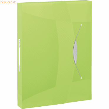 4049793028736 - Vivida - box file - for A4 - capacity 350 sheets - translucent green