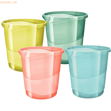 4049793054766 - 12 x Papierkorb ColourIce PP 14l sortiert