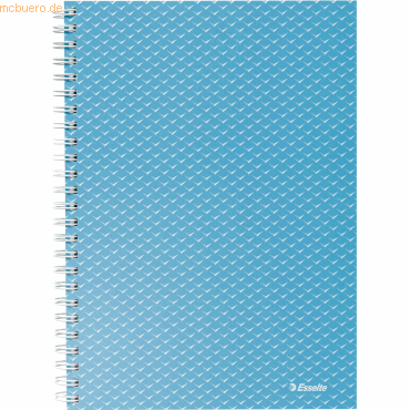 4049793075891 - ColourBreeze A5 Collegeblock kariert Spiralbindung Blau 4049793075891 - ColourBreeze A5 Collegeblock kariert Spiralbindung Blau